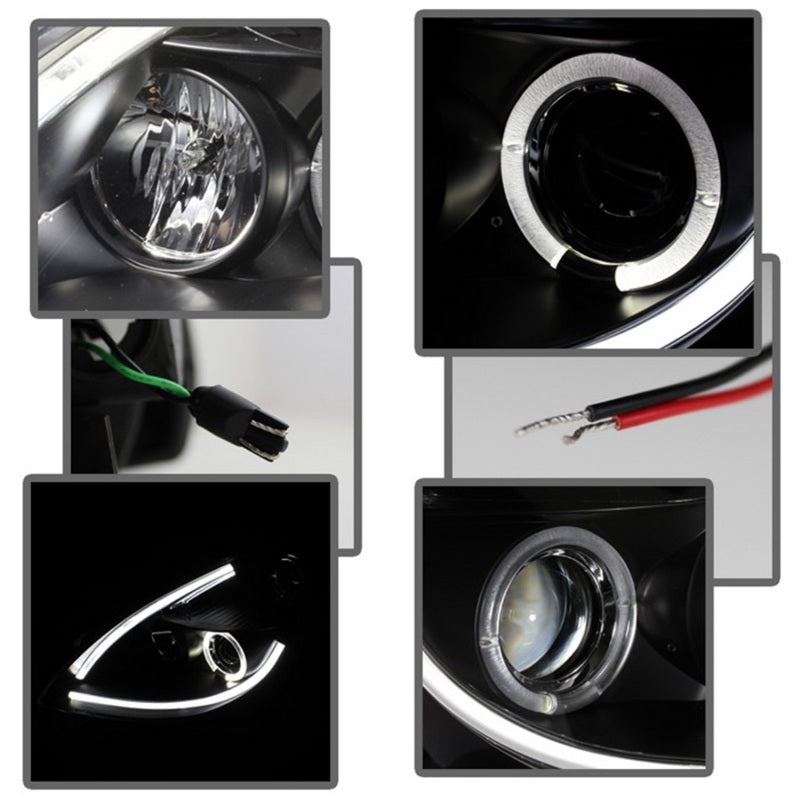 Spyder Nissan Altima 4Dr 10-12 Projector Headlights Light DRL LED Halo Blk PRO-YD-NA104D-LTDRL-BK-SR1 Performance
