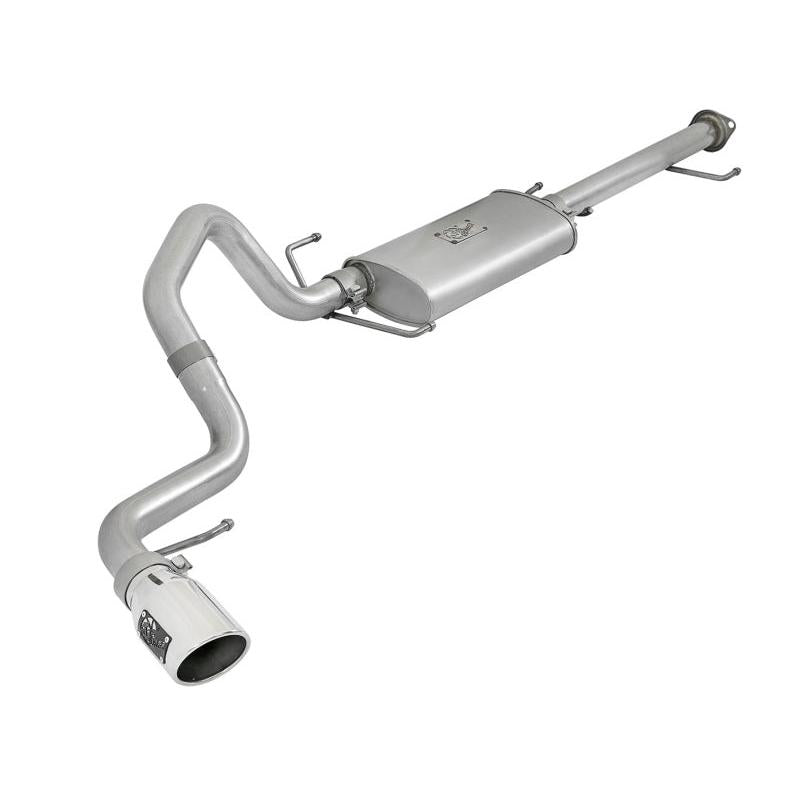 aFe Scorpion 2-1/2in Alum Steel Cat-Back Exhaust w/ Polished Tips 07-17 Toyota FJ Cruiser V6 4.0L-SR1 Performance