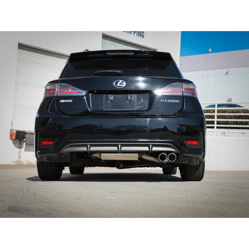 aFe POWER Takeda 2in to 2-1 304 SS Cat-Back Exhaust w/ Polished Tips 11-17 Lexus CT200h 1.8L-SR1 Performance