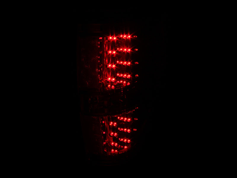 ANZO 2009-2014 Ford F-150 LED Taillights Red/Clear-SR1 Performance