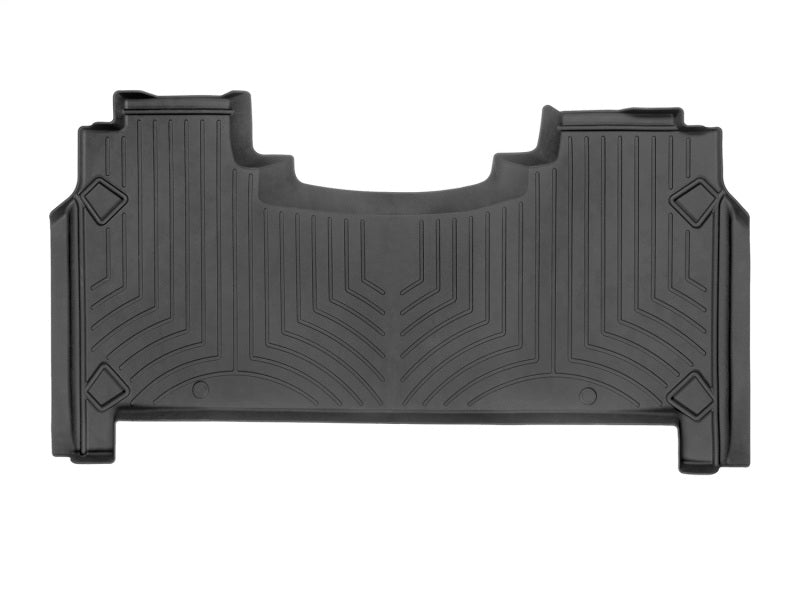 WeatherTech FloorLiner HP Rear for 2019+ RAM 1500 Crew Cab with Rear Under Seat Storage - Black