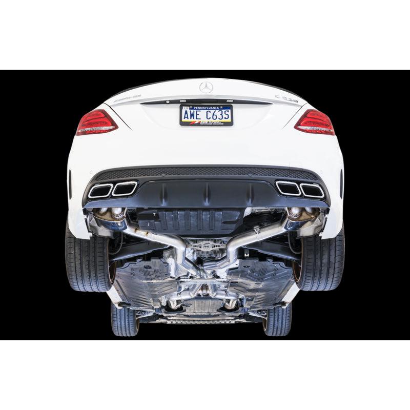 AWE Tuning Mercedes-Benz W205 AMG C63/S Coupe SwitchPath Exhaust System - for Non-DPE Cars-SR1 Performance