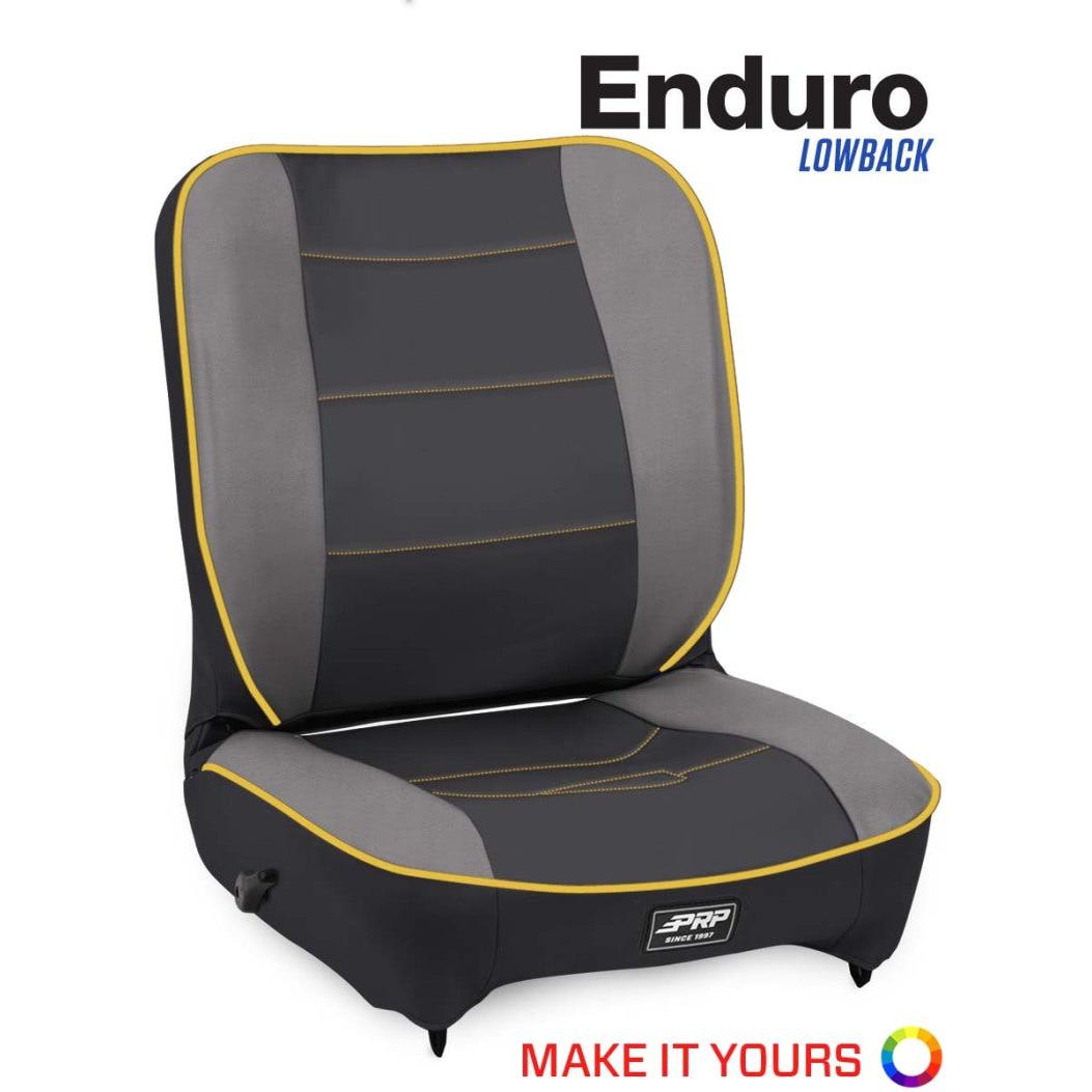 PRP Enduro Low Back Reclining/Extra Wide Suspension Seat (Passenger Side)-SR1 Performance