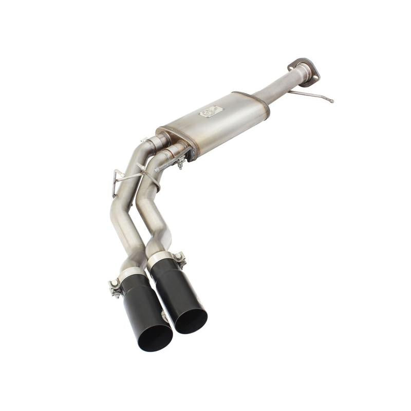 aFe Rebel Series Exhaust SS Front Side Exit CB w/ Black Tips 10-14 Ford F150 Ecoboost V8 6.2L-SR1 Performance