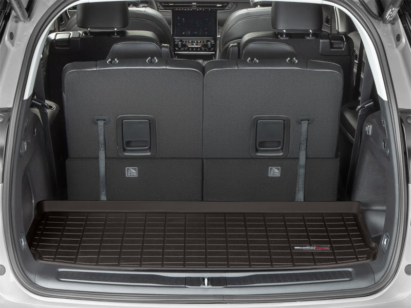 WeatherTech 2021+ Jeep Grand Cherokee L Cargo Liner Cocoa - Complete Trunk Protection with Raised Lip and Textured Finish