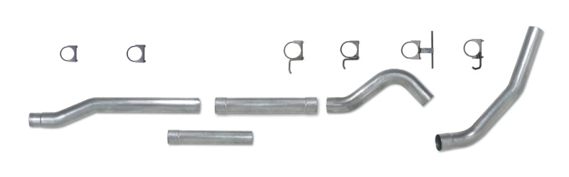 Diamond Eye KIT 4in CB MFLR RPLCMENT PIPE SGL AL: 03-07 FORD 6.0L F250/F350 (Extended Cab Only)-SR1 Performance