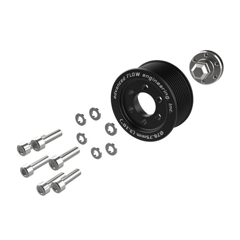aFe 15-23 Dodge Challenger / 15-23 Dodge Charger SRT Hellcat 3.10in Supercharger Power Pulley Kit-SR1 Performance