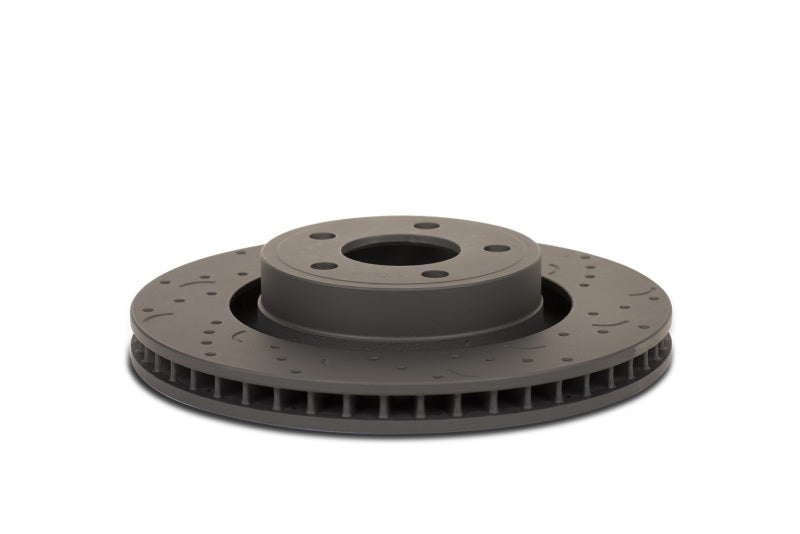 Hawk Talon 2005 Mitsubishi Lancer Evolution AWD Drilled and Slotted Front Brake Rotor Set-SR1 Performance