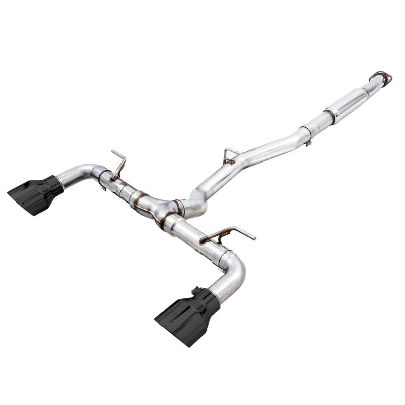 AWE Subaru BRZ / Toyota GR86 / Toyota 86 Track Edition Cat-Back Exhaust- Diamond Black Tips-SR1 Performance