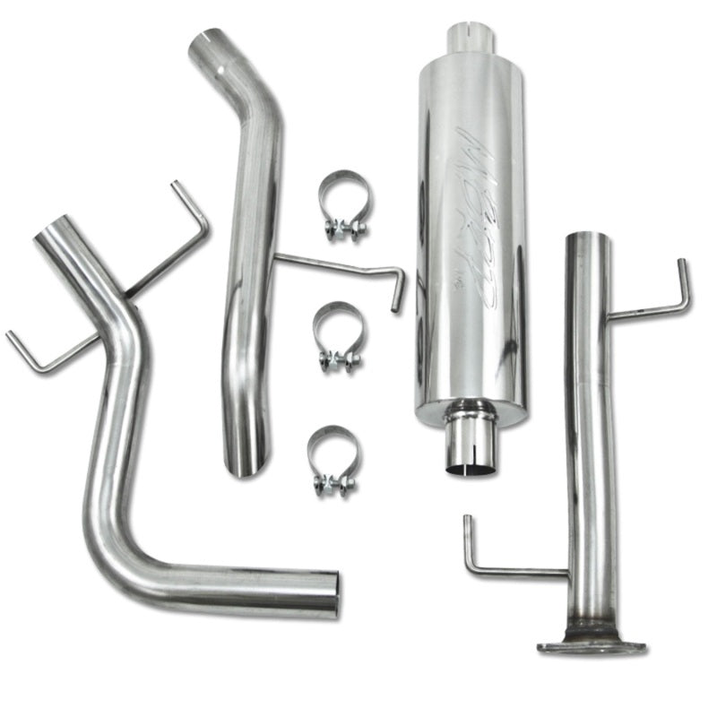MBRP 2007-2009 Toyota FJ 4.0L V6 Cat Back Single Rear Exit Off-Road Tail No tip-SR1 Performance