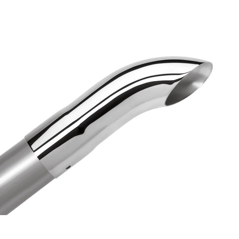 Borla Universal Polished Tip Single Round Turndown/Turnout (inlet 2 1/2in. Outlet 2 1/2in) *NO Retur-SR1 Performance