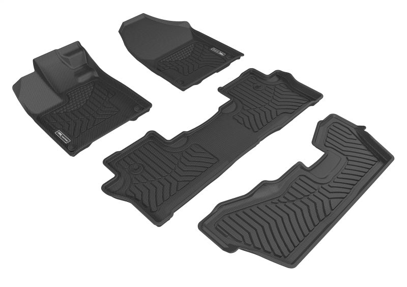 3D Maxpider 16-22 Honda Pilot 8-Passenger Maxtrac Black R1 R2 R3-SR1 Performance