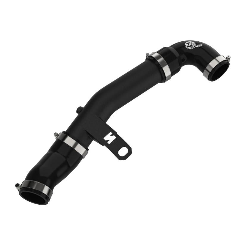 aFe 19-22 Hyundai Veloster N L4 2.0L (t) BladeRunner 2-1/2in Aluminum Hot Charge Pipe - Black-SR1 Performance