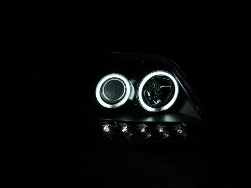 ANZO 1997-2003 Ford F-150 Projector Headlights w/ Halo Black (CCFL)-SR1 Performance