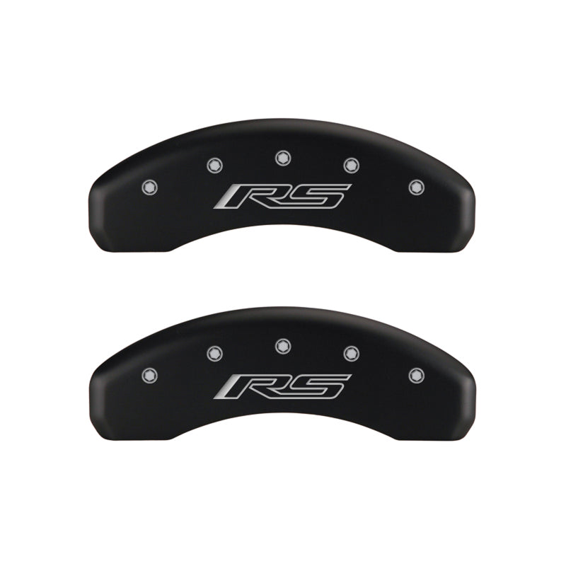 MGP 4 Caliper Covers Engraved Front & Rear Gen 5/RS Red finish silver-SR1 Performance