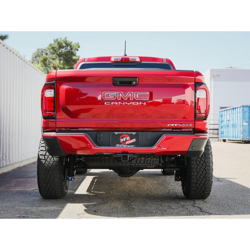 AFE 23-24 L4 GM Colorado/Canyon Rebel Series 3 IN 304 Stainless Steel Cat-Back System w/Black Tip-SR1 Performance