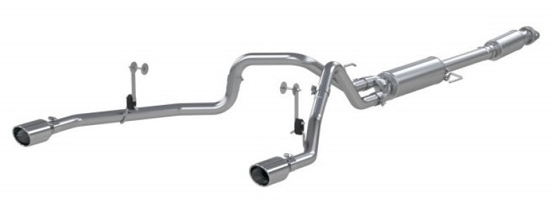 MBRP 2021+ F-150 2.7L/ 3.5L Ecoboost, 5.0L 3in Cat Back 2.5in Dual Split Rear-SR1 Performance