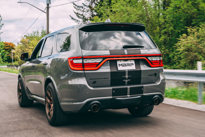 MBRP 18-23 Dodge Durango SRT 6.4L Armor Lite AL Steel 3in Cat Back Exhaust Dual Rear Exit w/ SS Tips-SR1 Performance