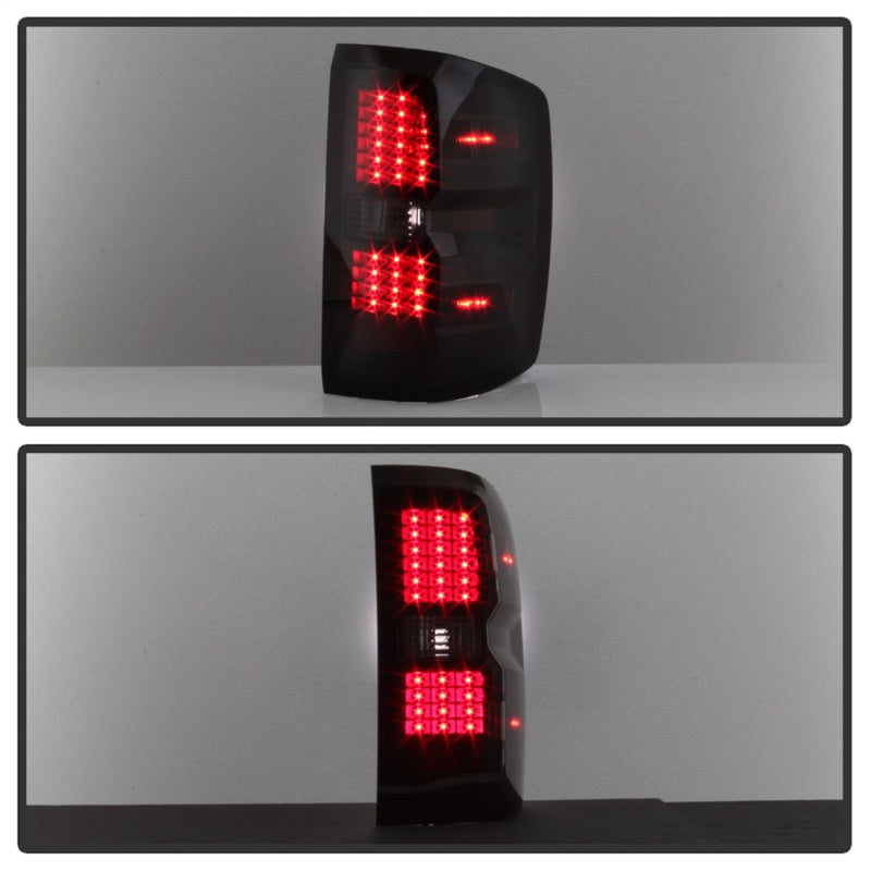 xTune Chevy 1500 14-16 / Silverado 2500HD/3500HD LED Tail Lights - Black Smoked ALT-JH-CS14-LED-BSM-SR1 Performance
