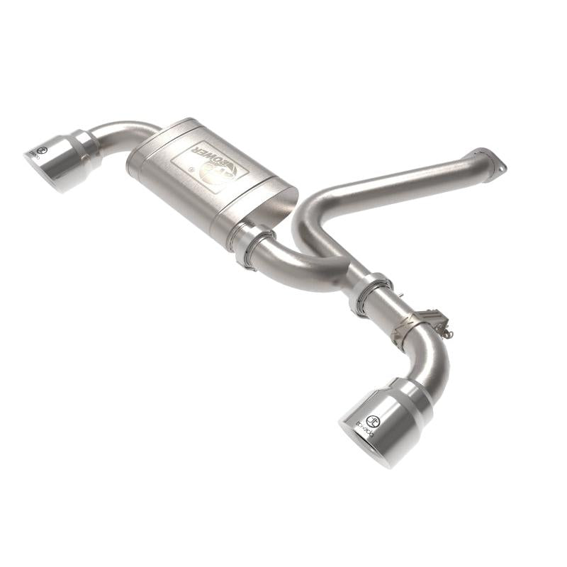 aFe 22-23 Hyundai Kona N L4 2.0L (t) Takeda 3in 304 SS Axle-Back Exhaust System w/ Polished Tips-SR1 Performance