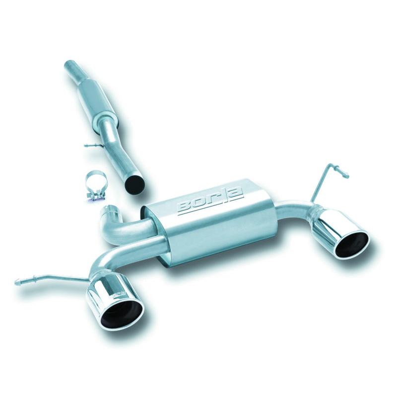 Borla 01-06 Audi TT Quattro 1.8T 225HP MT AWD 2dr Single Split Rear Exit SS Catback Exhaust-SR1 Performance