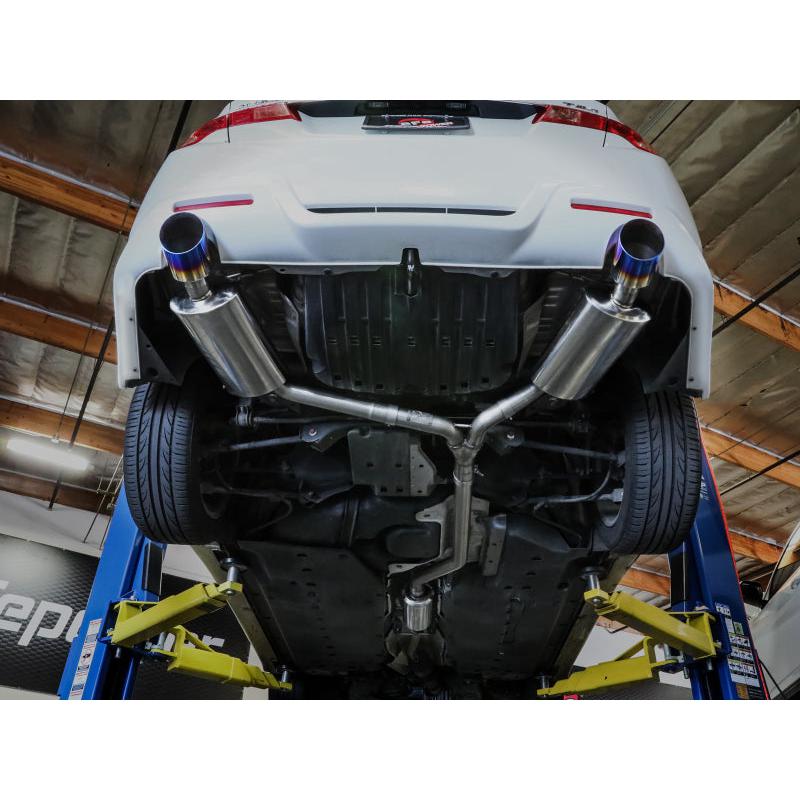 aFe 09-14 Acura TSX L4 2.4L Takeda 2-1/2in to 2-1/4in 304 SS Cat-Back Exhaust System w/Polished Tips-SR1 Performance