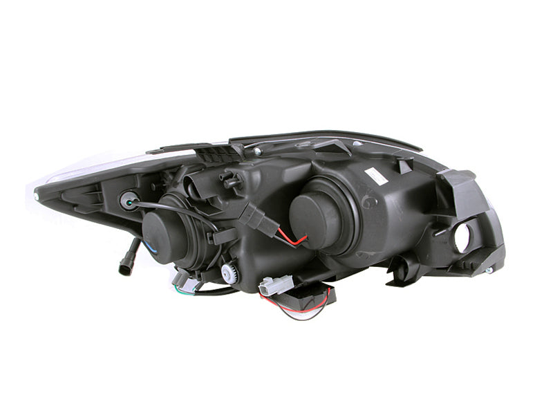 ANZO 2005-2010 Scion Tc Projector Headlights w/ Halo Black (CCFL)-SR1 Performance