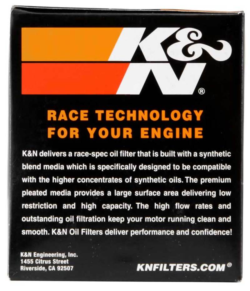 K&N Honda / Kawasaki 3.25in OD x 3.719in H Oil Filter-SR1 Performance