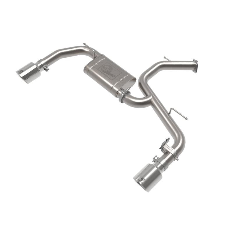 aFe Takeda 22-23 Hyundai Elantra N L4-2.0L (t) 3in 304 SS Axle-Back Exhaust w/ Polished Tips-SR1 Performance