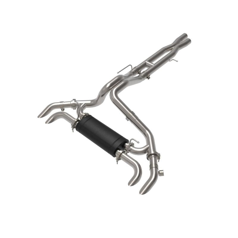 aFe 21-22 Jeep Wrangler JL Vulcan Series Stainless Steel Cat-Back Exhaust System-SR1 Performance