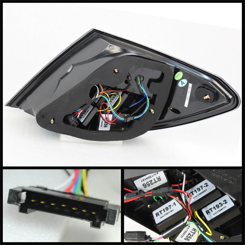 Spyder Mercedes Benz W204 C-Class 08-11 LED Tail Lights Incandescent only - Blk ALT-YD-MBZC08-LED-BK-SR1 Performance