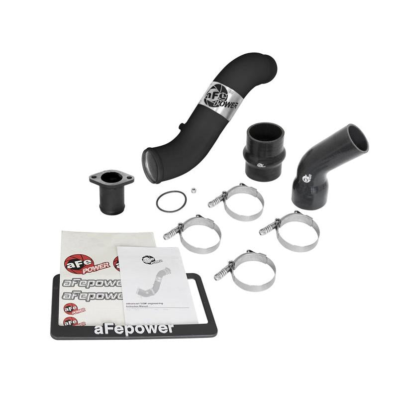 aFe Bladerunner 3in Intercooler Hot Side Tube for 16-17 Nissan Titan XD V8 5.0L (td)-SR1 Performance