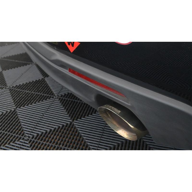 Corsa 16-18 Chevy Camaro SS 6.2L Xtreme 2.75in Cat-Back Dual Rear Exit w/ Single 4.5in Polis-SR1 Performance