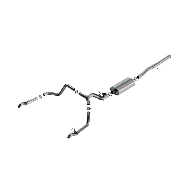 Borla 2024 Chevrolet/GMC 1500 ZR2 & AT4X 6.2L V8 4WD 4DR Touring Catback Exhaust w/ Turndown Tips-SR1 Performance