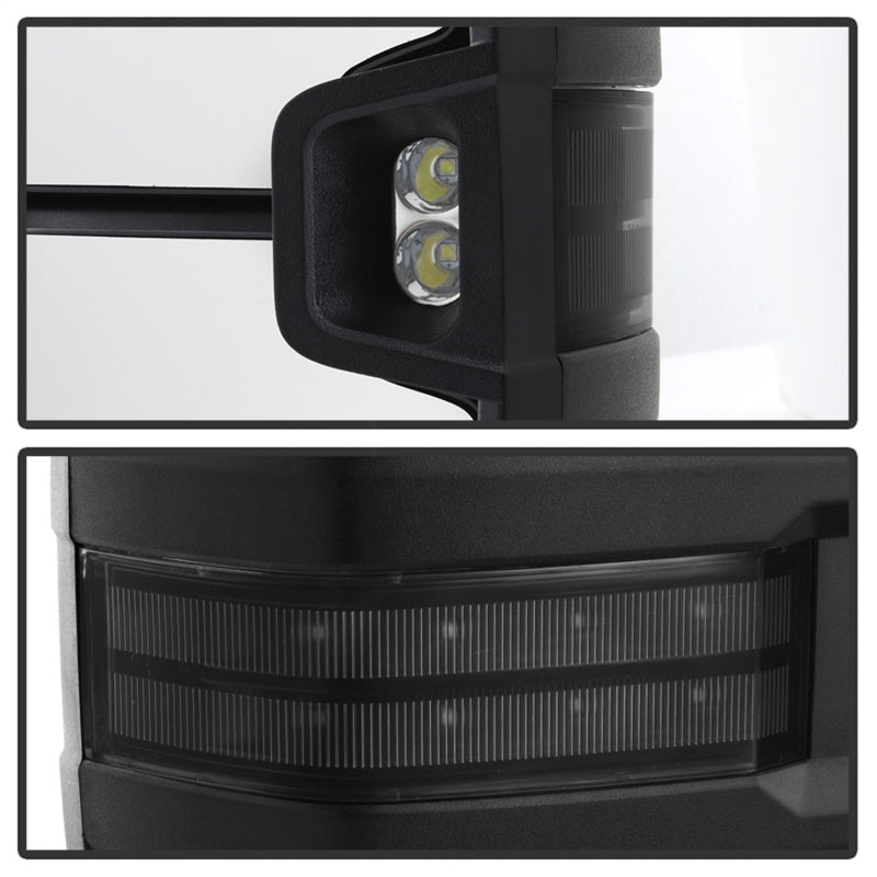 xTune Chevy Silverado 03-06 G2 Heated Smoke LED Signal Telescoping Mirrors MIR-CS03S-G2-PWH-SM-SET-SR1 Performance