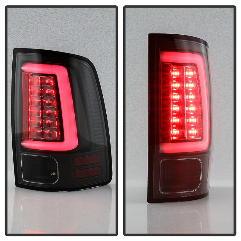 Spyder Dodge Ram 09-18 LED Tail Lights - All Black ALT-YD-DRAM09V2-LED-BKV2 (Incandescent Only)-SR1 Performance