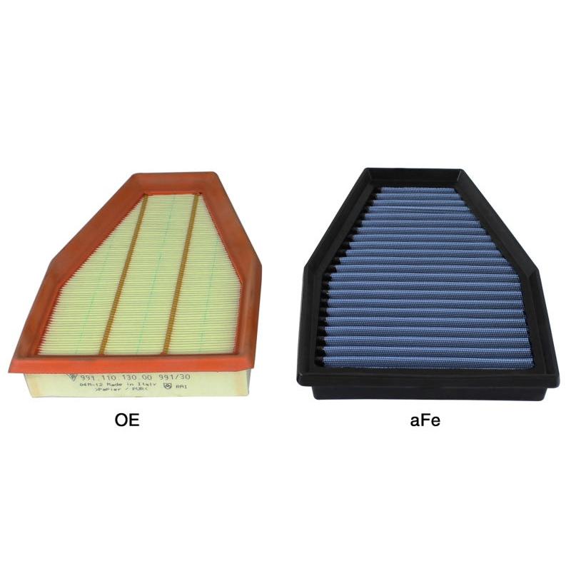 aFe Magnum FLOW OE Replacement Air Filter PRO 5R 12-15 Porsche 911 (991) H6 3.4L/3.8L-SR1 Performance