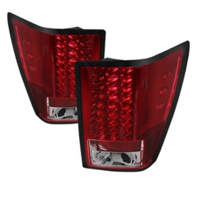 Spyder Jeep Grand Cherokee 07-10 LED Tail Lights Red Clear ALT-YD-JGC07-LED-RC-SR1 Performance