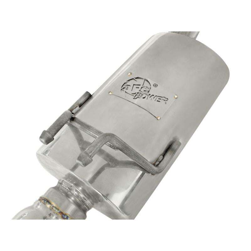 aFe Takeda Exhaust Axle-Back 06-11 Honda Civic Si L4 2.0L 2.5in 304 Stainless Steel-SR1 Performance