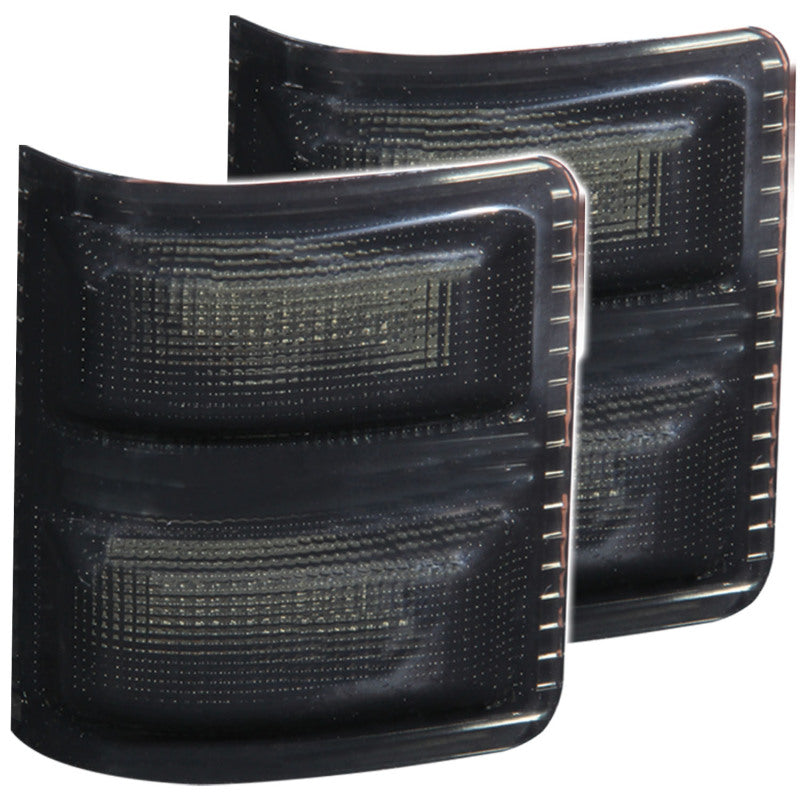 ANZO LED Mirror Lights 2008-2015 Ford F-250 LED Mirror Lights Smoke w/ Amber LED-SR1 Performance