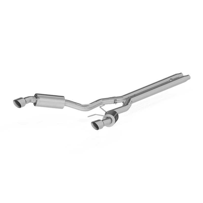 MBRP 15 Ford Mustang GT 5.0 3in Cat Back Dual Split Rear Street Version 4.5in Tips - Aluminized-SR1 Performance