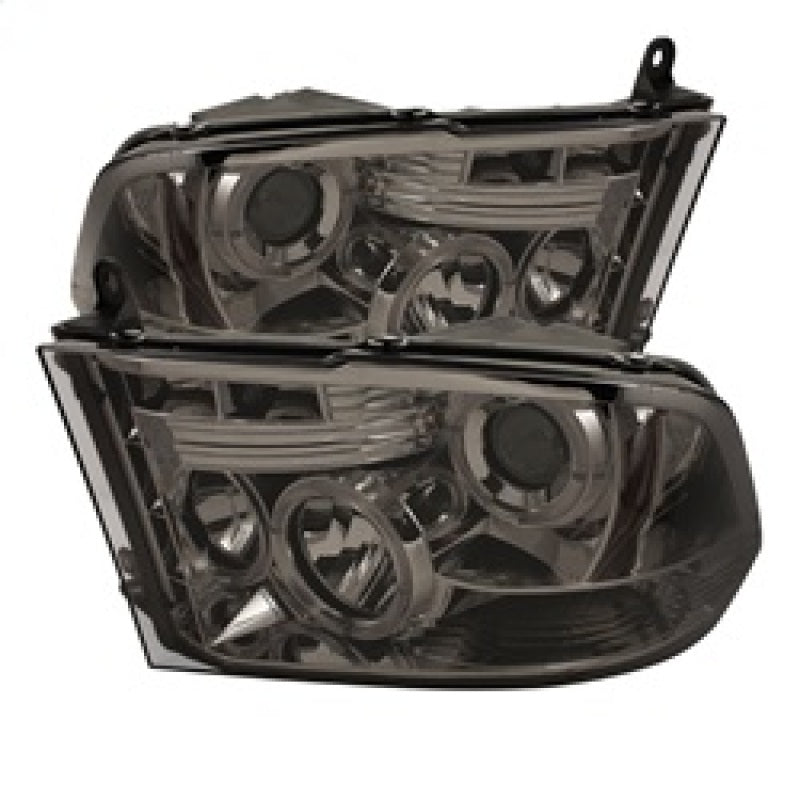 Spyder Dodge Ram 1500 09-14 10-14 Projector Headlights Halogen- LED Halo LED- Smke PRO-YD-DR09-HL-SM-SR1 Performance