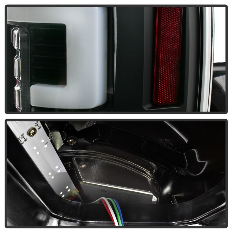 Spyder 17-18 Ford F250 (w/Blind Spot Sens./LED Model Only) LED Tail Lights-Blk ALT-YD-FS17BS-LED-BK-SR1 Performance