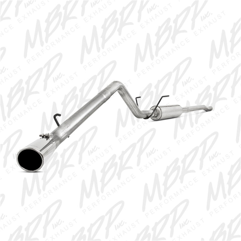 MBRP 06-08 Ram Hemi 1500 Mega Cab 5.7L / 03-13 Ram Hemi 2500/3500 5.7L Alum 3in Cat Back Single Side-SR1 Performance