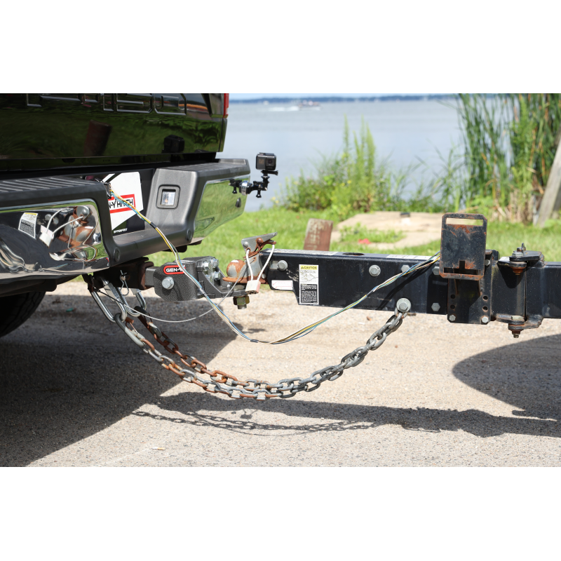 Gen-Y Glyder Torsion-Flex 2in Shank 2in Drop 7K Hitch w/Ball Platform/1in Diameter Mounting Hole