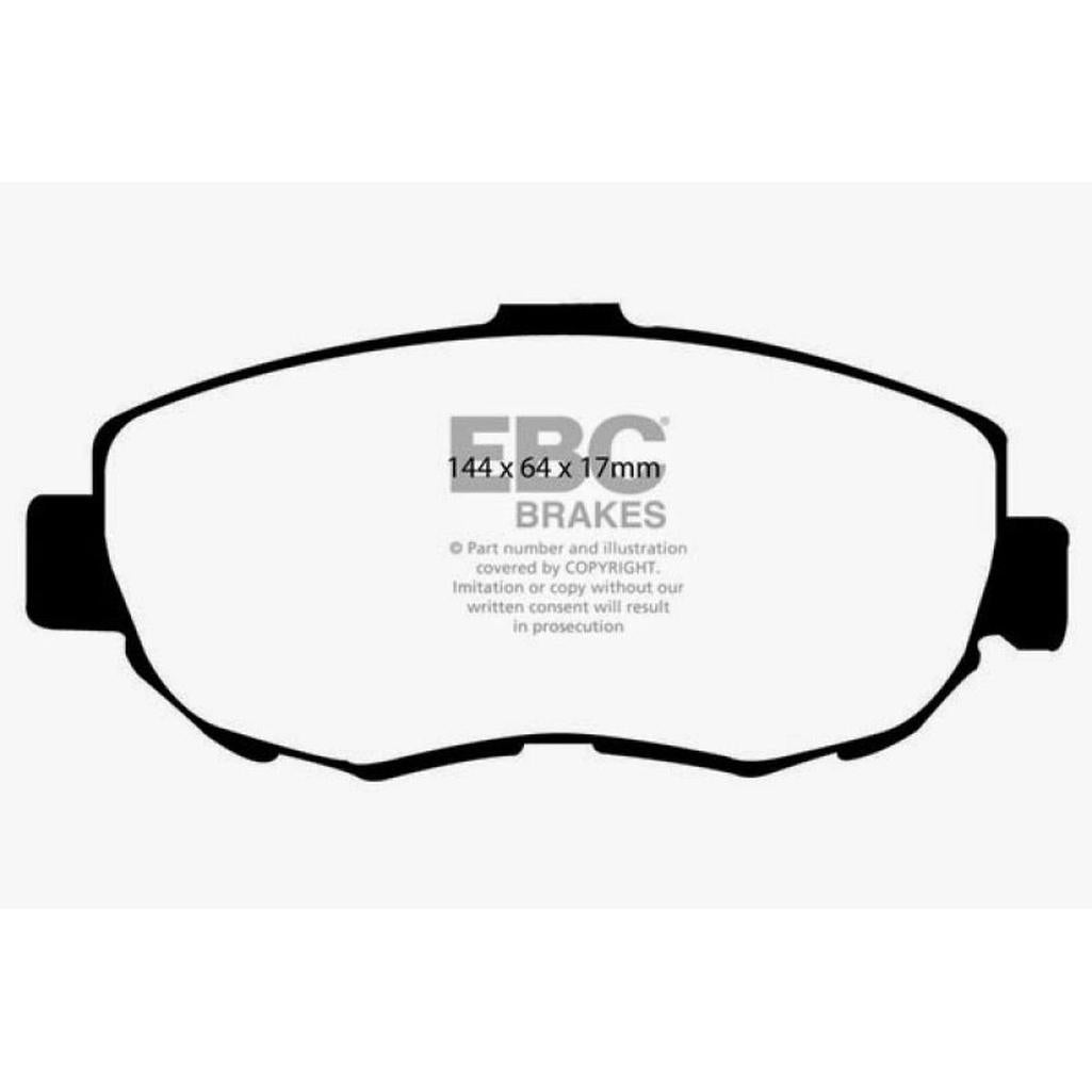 EBC Redstuff Ceramic Front Brake Pads for Lexus GS300 (1995-2005) – Low Dust, High Performance