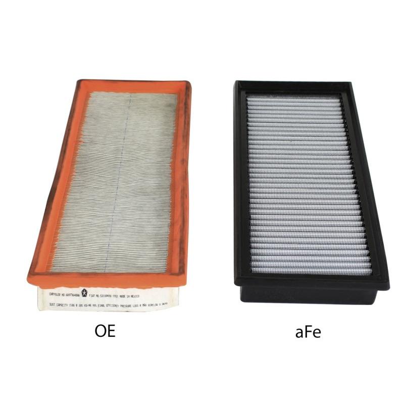 aFe MagnumFLOW OEM Replacement Air Filter Pro DRY S 12-14 Fiat 500 L4 1.4L-SR1 Performance