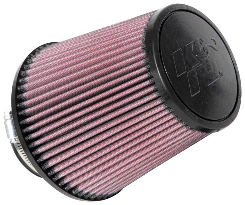 K&N Universal Clamp-On Air Filter 3in FLG / 6in B / 4-1/2in T / 6in H-SR1 Performance