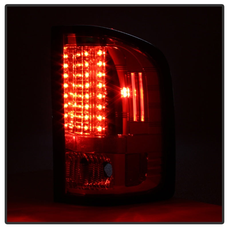 Spyder Chevy Silverado 07-13 LED Tail Lights Red Smoke ALT-YD-CS07-LED-RS-SR1 Performance