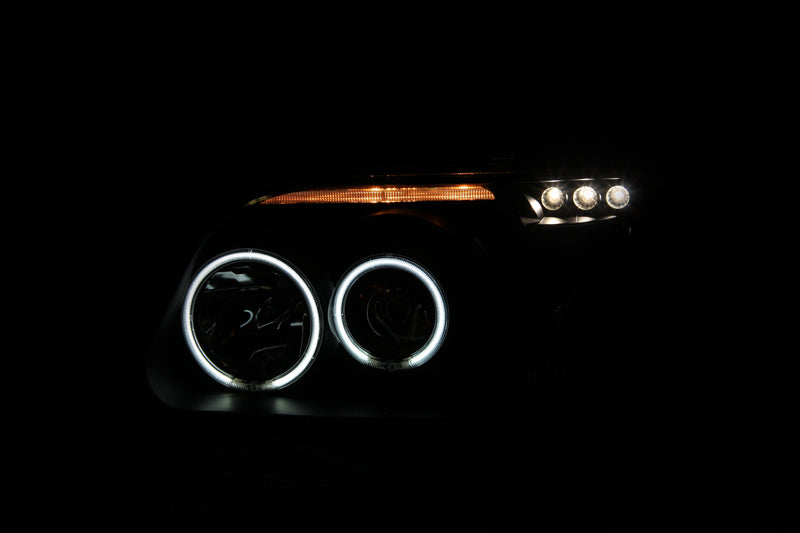 ANZO 1995-2001 Ford Explorer Projector Headlights w/ Halo Black 1 pc-SR1 Performance